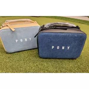 매장정리!!!! 제스타임 포니테일 미니 크로스백 골프가방(진청,연청)