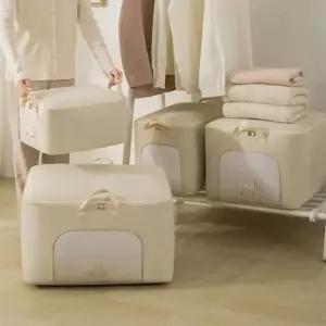 의류정리함 M 다용도 리빙박스 네임택 손잡이 수납-WD1AADF__