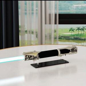 UOYET 아크릴 물건을 1팩 디스플레이 투명 수집품용 베이스 세이버 스탠드 가벼운 다기능 단검 지팡이 홀더 데스크톱 블랙 U2013 기타 전시하는 스탠드