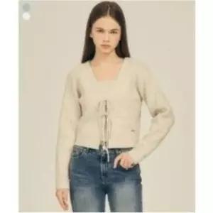 게스 진 여성 리본 스웨터 가디건 나시 세트 OO4S2684 342893