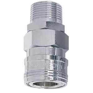 맘모스-대형 카플러 소켓 SM-400 PT 1 2용 (1EA)커플러 플러그 에어호스연결 파이프 공구 러소 라소