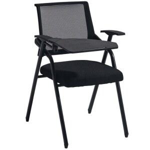 강의실의자겸용책상 책걸상일체형 접이식의자 사무용 폴딩체어 1인용 워드 커피 가정용