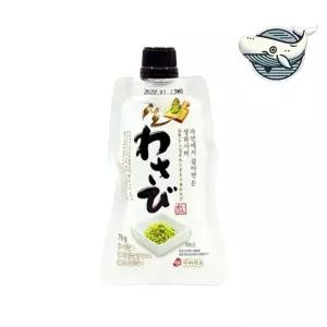 자연 원료 생와사비 튜브형 조미료 75g
