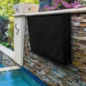 먼지차단야외TV방수커버55벽걸이형모니터덮개