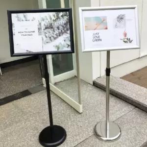 메뉴판 거치대 안내판 스탠드 표지판 도어사인