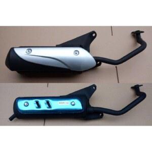 머플러 오토바이 scr100 배기관 새로운 스쿠터 후드 배기 기본형 커버