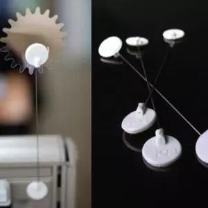 POP부착 워블러 쇼클립 20개메모꽂이 찝게 POP 팝업 관절집게 행거 다집게 가격표 마트 매장전시 카드