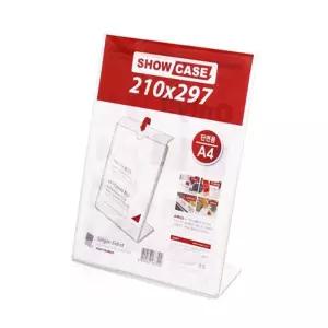 쇼케이스 A4 세로형 SHOW CASE디스플레이 광고 명패 이름판아크릴게시 단면꽂이 디피 용품 진열대 촬영소품