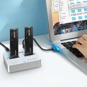 노트북 하드디스크 복사기 /SATA 외장하드 케이스 도킹 DM23CSW 스테이션,