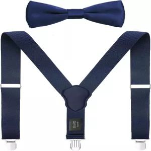 CEAJU 남성용 멜빵과 보타이 세트 조절 가능