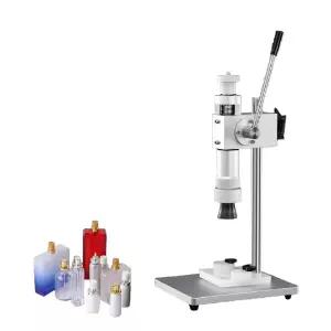 향수병 캡핑기 앰플 약병 바이알 포장 압연기 반자동