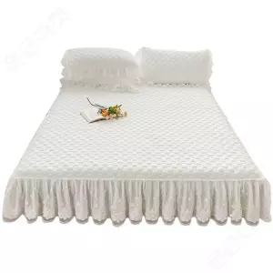 레이스침대커버 매트리스 프릴 공주풍 침구 베드 침대