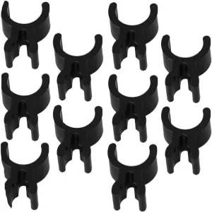 리아피 블랙 프렌치 혼 트럼펫 펜 클립 음악 창작용 금관 악기 연필꽂이 노트 10개