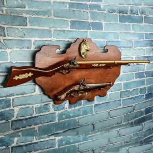 장식용 중세 총기 소품 벽걸이 권총 카우보이 모형