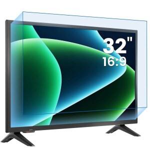 FORITO 안티 블루라이트 TV 화면 보호기 32인치 16인치: 9, LCD, LED, OLED 및 QLED 4K HDTV와 호환되는 눈부심 방지 매트 컴퓨터 커버