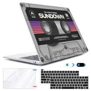 프로 13인치 케이스 M2 2023 A2289 2024 2016 웹캠 플라스틱 키보드 하드 A1706과 A1989 보호기 커버 A2159 A2251 M1 화면 테이프 A2338 호환 2022 카세트