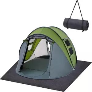 브린힐 캠핑 텐트 카펫 매트 내부/외부 방수 러그 따뜻하고 건조하게 유지해주는 보호 라이너 야외 바닥