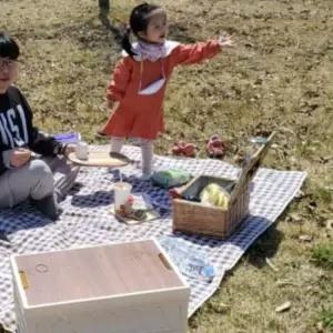 대형 체크무늬 방수 피크닉 매트 초콜렛 감성피크닉