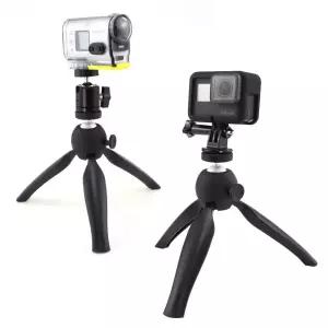 액션캠 카메라 미니 삼각대 스탠드 셀카봉 마운트 DSLR 카메라 핸드폰