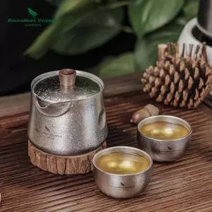 티포트 티팟 티볼 초경량 커피잔 티메이커 티타늄 복층