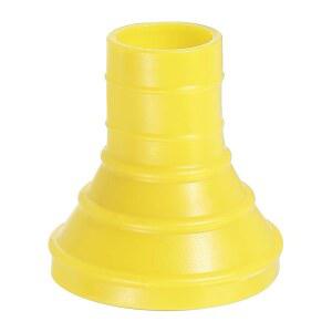 PATIKIL 골프공 리트리버 그래버, 흡착 컵 그래버 고무 퍼터 그립 피커 상단 도구, 골퍼 스윙 핸들 액세서리, 옐로우