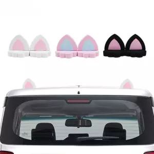 D24 차량용 입체스티커 고양이귀 장식품 지붕장식 3D 레이튜닝 레이귀