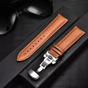 스텐시계줄 소가죽 시계줄 가죽스트랩 라이트브라운 20mm