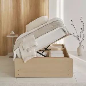 포스트모던 빅셈 평상형 리프트업 수납 침대 SS (70T유로탑매트)