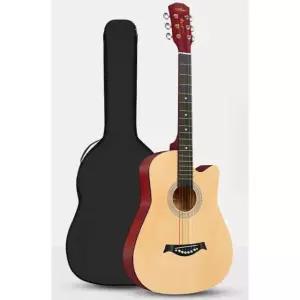 입문용 기타 통기타 초보용 38인치 탑솔리드 여성용 독학용 내추럴 우드