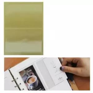 [문구/오피스] 포켓명함 스티커접착카드정리 명함부착 포켓스티커 2P