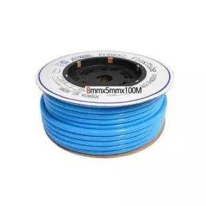 원터치호스 코릴 우레탄직관호스 원터치 청색 8x5x100m