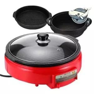 파티쿠커 다용도 전기 조리기구 전골팬 그릴 석쇠로 파티
