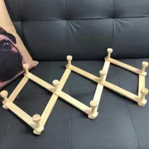 원목 옷걸이(중) 좁은방행거 벽헹거