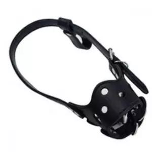 [반려] 대형견 입마개 가죽 강아지 마스크 신뢰 XXXL