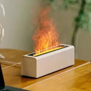 책상가습기 무드등 가습기 불멍 책상 미니