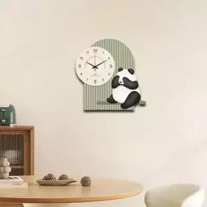 뻐꾸기시계 팬더캐릭터 DIY 램프벽시계 시침 분침 분리 LED라이트