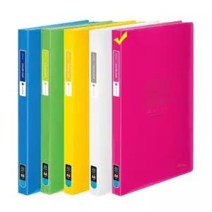 칼라칩 클리어화일 A4 40매 핑크 내지추가불가 화일 파일 칼라칩화일 문서보관