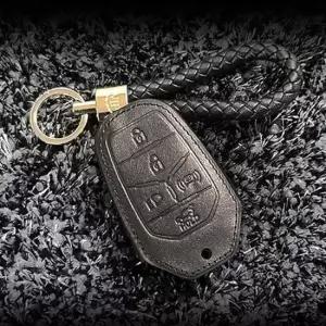 가죽키홀더 5버튼 전용 차키 맞춤 가죽 키케이스 G4렉스턴