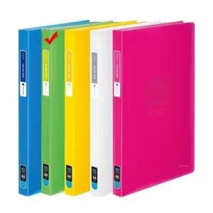 칼라칩 클리어화일 A4 40매 연두 내지추가불가 화일 파일 칼라칩화일 문서보관