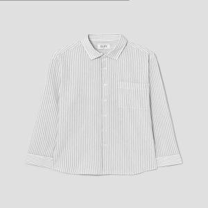 [롯데백화점]갤럭시라이프스타일 잔스트라이프 셔츠 - 그레이(GC6264M023)