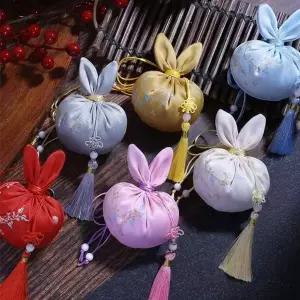 명절 선물 포장 복주머니 주머니파우치 전통문양 한복 파우치