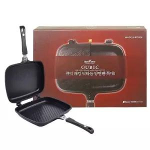 프라이펜 퀸센스 큐빅 패킹 티타늄 양면팬 특대