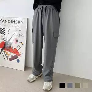 마샤 남자 카고 덩크핏 팬츠 SD221050 와이드 스키니팬츠 슬림핏 면