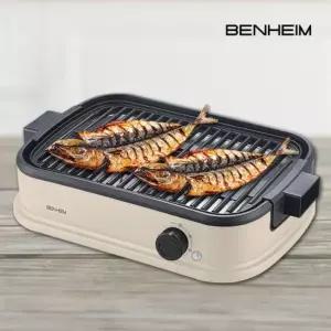 [홍진테크]벤하임 연기먹는 무연 전기그릴 BKGL-1800W