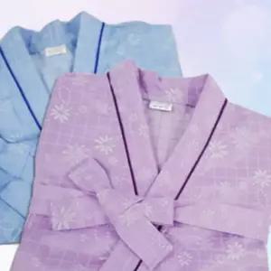 검진가운 자가드원단 검진복 병원검진복 병원 보라 파랑 가운 신체검사가운