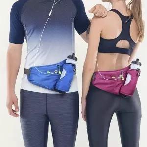 남녀공용 물통 보관가방 힙색 마라톤 런닝 캠핑 등산 낚시 멀티포켓 가방