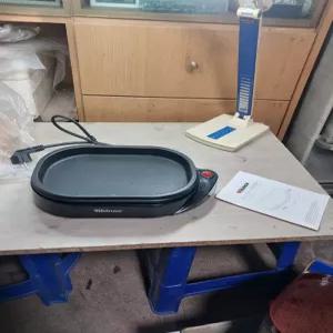 미사용 라이녹스 미니 전기 그릴팬과 뚜껑 없는 일제 구절판