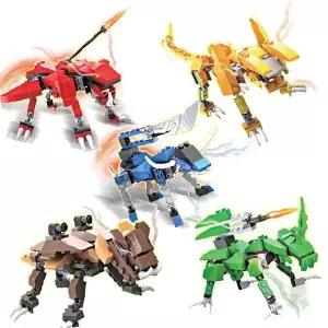 동물 로봇 변신 조립 블록 어린이 상상력 자극 입체 퍼즐 손재주 향상 집중력