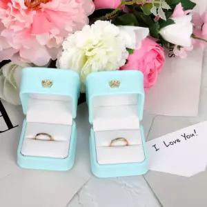 돌반지 케이스 프로포즈 돌 민트 예물 함 반지케이스 상자 고급형