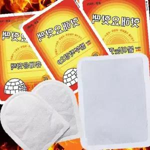 겨울철 휴대용 손난로 일회용 발열팩 등산용 캠핑용 주머니형 사각형 하트형